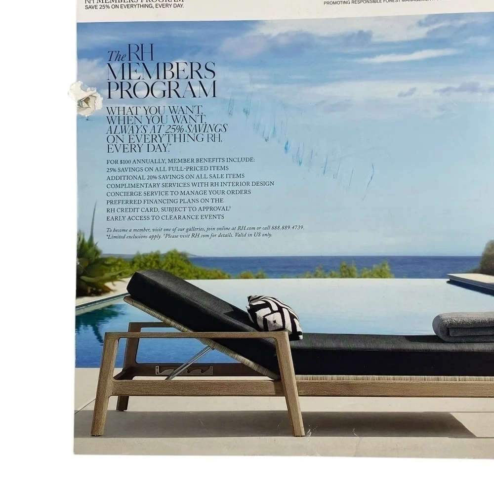 RH Restoration Hardware Outdoor Catalogs ‘17 ‘18 ‘19 Table Books